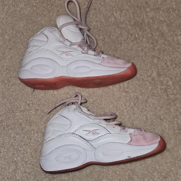 Reebok little girls hightops 12Y - Picture 6 of 7